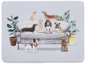 Korkové prestieranie 4 ks 21.5x29 cm Curious Dogs - Cooksmart ®