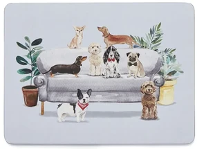 Korkové prestieranie 4 ks 21.5x29 cm Curious Dogs - Cooksmart ®