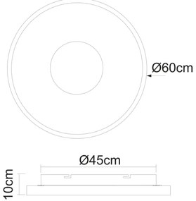 Globo 41758-42B - LED Stmievateľné stropné svietidlo JOLLI LED/42W/230V + DO