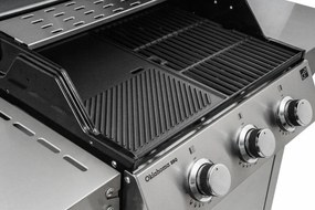 Plynový gril OKLAHOMA BBQ, 3 horáky, s redukčným ventilom, strieborná Penta CZ