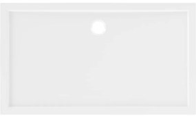 Mexen Flow Slim, obdĺžniková sprchová vanička 150 x 100 cm, biela lesklá, 46R101015