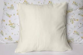 Polášek Jednofarebná obliečka na vankúš Jersey - Smotanová | 40 x 60 cm