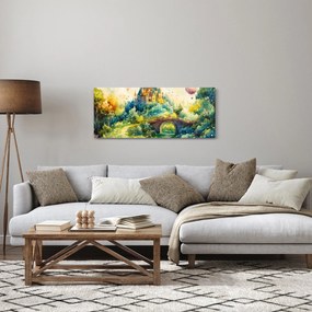 Obraz - Rozprávkový zámok (120x50 cm)