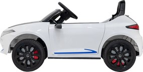 Ramiz Mercedes Benz AMG EQA pre deti Biela + Diaľkové ovládanie + 5-bodové bezpečnostné pásy + EVA + MP3 displej + LED