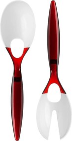 Červený šalátový príbor Premier Housewares