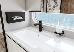 Hansgrohe AddStoris, zásobník na kozmetické obrúsky, čierna matná, HAN-41774670