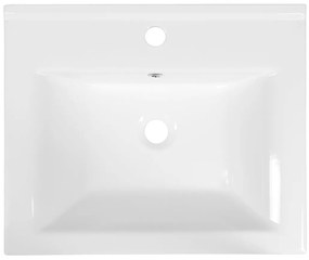 Aqualine Aqualine, ZUNO 55 keramické umývadlo nábytkové 55x45cm, biela, 9055