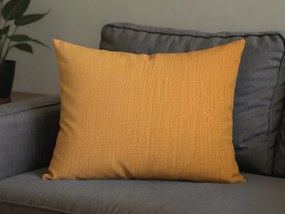 Mušelínová obliečka na vankúš MUSSARI 70x90 cm, horčicová