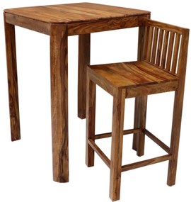furniture-nabytek.cz - Barový jedálenský stôl z masívu z palisandra 80x110x80