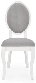 Jedálenská stolička Kol biela/sivá