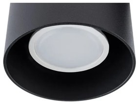 Stropné svietidlo CREEP 2xGU10/25W/230V čierna