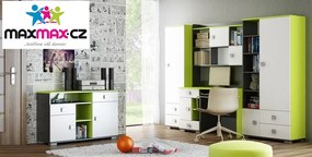 Detská posteľ so zásuvkami - GREEN TYP B 200x90 cm