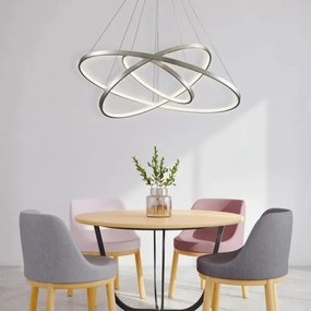 LED Luster na lanku LEA LED/60W/230V 4000K pr. 80 cm chróm