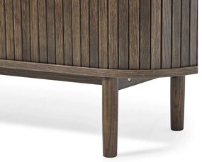 Dizajnový TV stolík Palomino 180 cm tmavohnedý dub