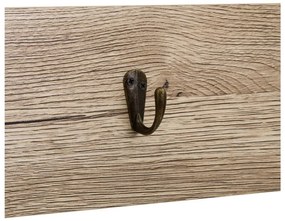 Čierna prírodná predsieňová zostava v dekore duba – Casa Selección