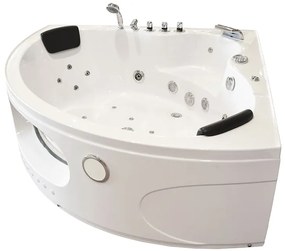 M-SPA - Kúpeľňová vaňa TURBO SPA s hydromasážou 152 x 152 x 55 cm