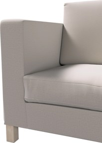 Poťah na sedačku Karlanda  (pre 3 osoby,nerozkladacia,krátky) farba produktu béžová látka zamatová