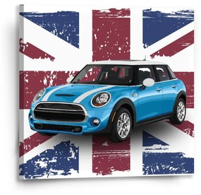Sablio Obraz Mini sedan Britská vlajka - 50x50 cm