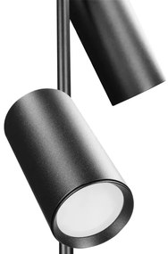 Brilagi - Stojacia lampa SELE 3xGU10/30W/230V čierna