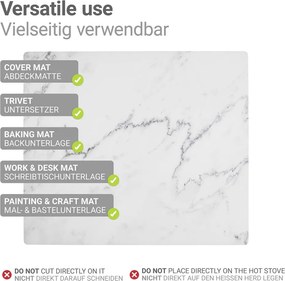 Kryt na sporák z PVC 60x52 cm Marble – Wenko