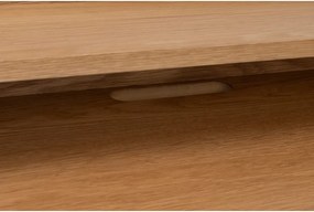 Pracovný stôl s doskou v dubovom dekore so sekretárom 60x120 cm Giorgio – White Label