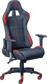 XXXLutz KANCELÁRSKE KRESLO, sieť, červená, čierna MID.YOU - Online Only kancelárie - 000528040902