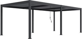 Bioklimatická pergola INTRO DUO 7,2x3,6m, hliník, voľne stojaca