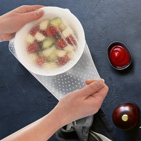 Orion Silikónové náhrady viečok a pokrievok na sklenené nádoby, 3 ks, 15 cm, 20 cm, 26 cm