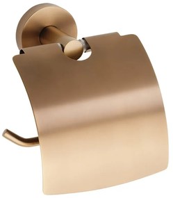 Sapho Sapho, X-ROUND COPPER držiak toaletného papiera, s krytom, medená matná, XR732PG