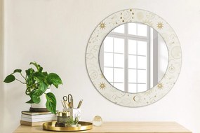 Mystický ezoterický vzor Okrúhle dekoračné zrkadlo