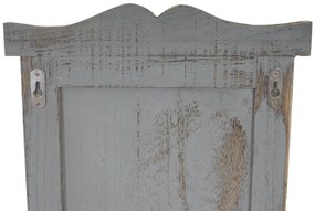 2x vešiaková stena s 3 vešiakmi 33040 - 109x28x3,5 cm, antik sivá