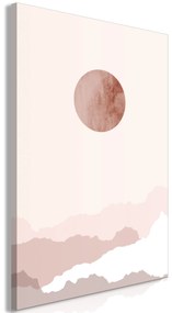 Artgeist Obraz - Pastel Planet (1 Part) Vertical Veľkosť: 20x30, Verzia: Premium Print