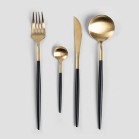 Súprava príborov NOIA zlatá 4 kusy 725678
