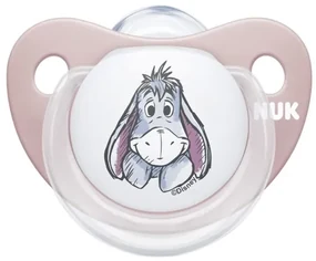 NUK Dojčenský cumlík Trendline NUK Disney Medvedík Pú 6-18m ružový BOX