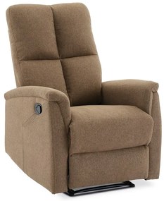 Autronic BONTEC Polohovacie kreslo, hnedá, látka, TV-916 BR2 Farba: Hnedá