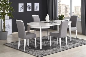 Rozkladací jedálenský stôl 100-200 cm Saras (biela) (pre 6 8 osôb). Vlastná spoľahlivá doprava až k Vám domov. 1048725