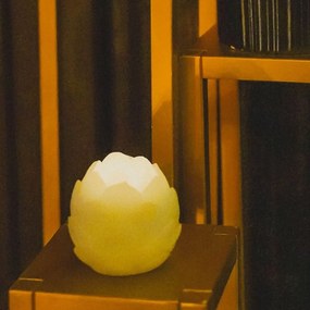 SIRIUS LED sviečky lotosové kvety DIA, sada 2 ks, modrá