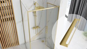 Rea Rea, kúpeľňová polica 60cm, SF02, zlatá matná, REA-06011