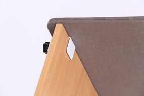 Držiak akustického paravánu, uťahovacie, 2 ks, typ D, biely