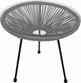 Záhradný stolík ACAPULCO - šedý