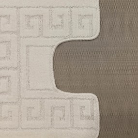 DY Kúpeľňová sada koberčekov s výrezom Montana Ethnic - krémová