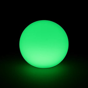 Svietiaca LED guľa 50 cm – 18 RGB + 12 biele