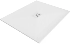 Mexen Hugo, obdĺžniková sprchová vanička SMC 130 x 100 cm, biela, biela krytka, 42101013-W