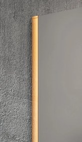 Gelco, VARIO GOLD jednodielna sprchová zástena na inštaláciu k stene, matné sklo, 1300 mm, GX1413GX1016