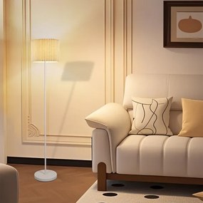 Brilagi - Stojacia lampa NORDIC WAVE 1xE27/15W/230V ľan/biela