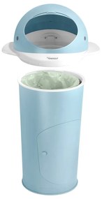 Svetlomodrý plastový odpadkový kôš na plienky 25 l Whale – Kindsgut