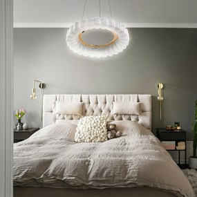 Toolight Toolight, LED stropné svietidlo 40cm, 24W, 4000K, 2500lm, MS018-CP, ružové zlato, OSW-09630