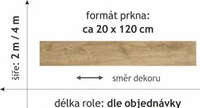 Beaulieu International Group, PVC podlaha - lino Master X Premium 3812, na mieru, šíře 2m,4m, hnedá, pvc, chodba / predsieň