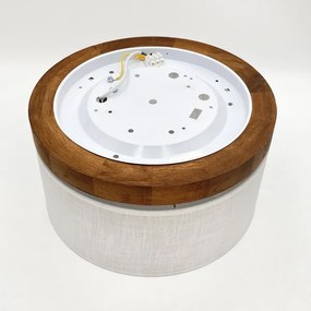 Brilagi - LED Stropné svietidlo BELLADONNA 1xE27/15W/230V pr. 30 cm biela/dub čerešňa