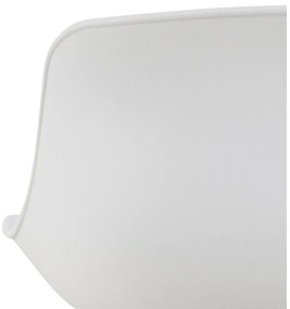 Biela barová stolička (výška sedadla 66 cm) Tina – Actona